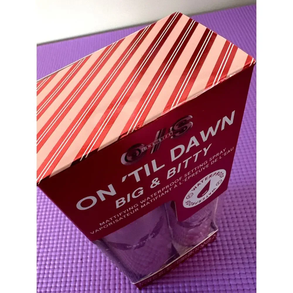One Size On Til Dawn Mattifying Waterproof Setting Spray Big Bitty Duo NEW - Picture 3 of 6